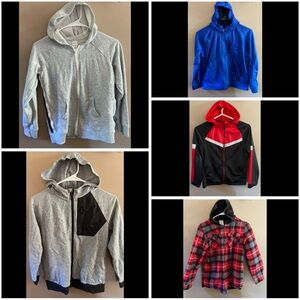 NEW without tags & Like NEW - Boys 10/12 Sweatshirt / Jacket bundle